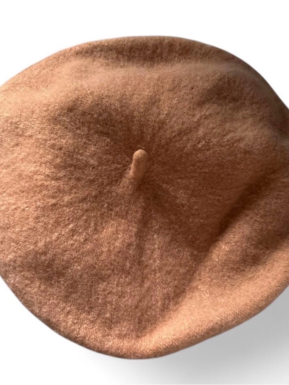 Women's Wool Beret in Dusty Rose - Naturally Dyed